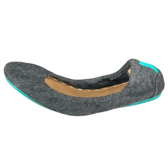 Tieks By Gavrieli Women’s Greystone Vegan Wool Grey Ballet Flat Size US 7 - Picture 2 of 10